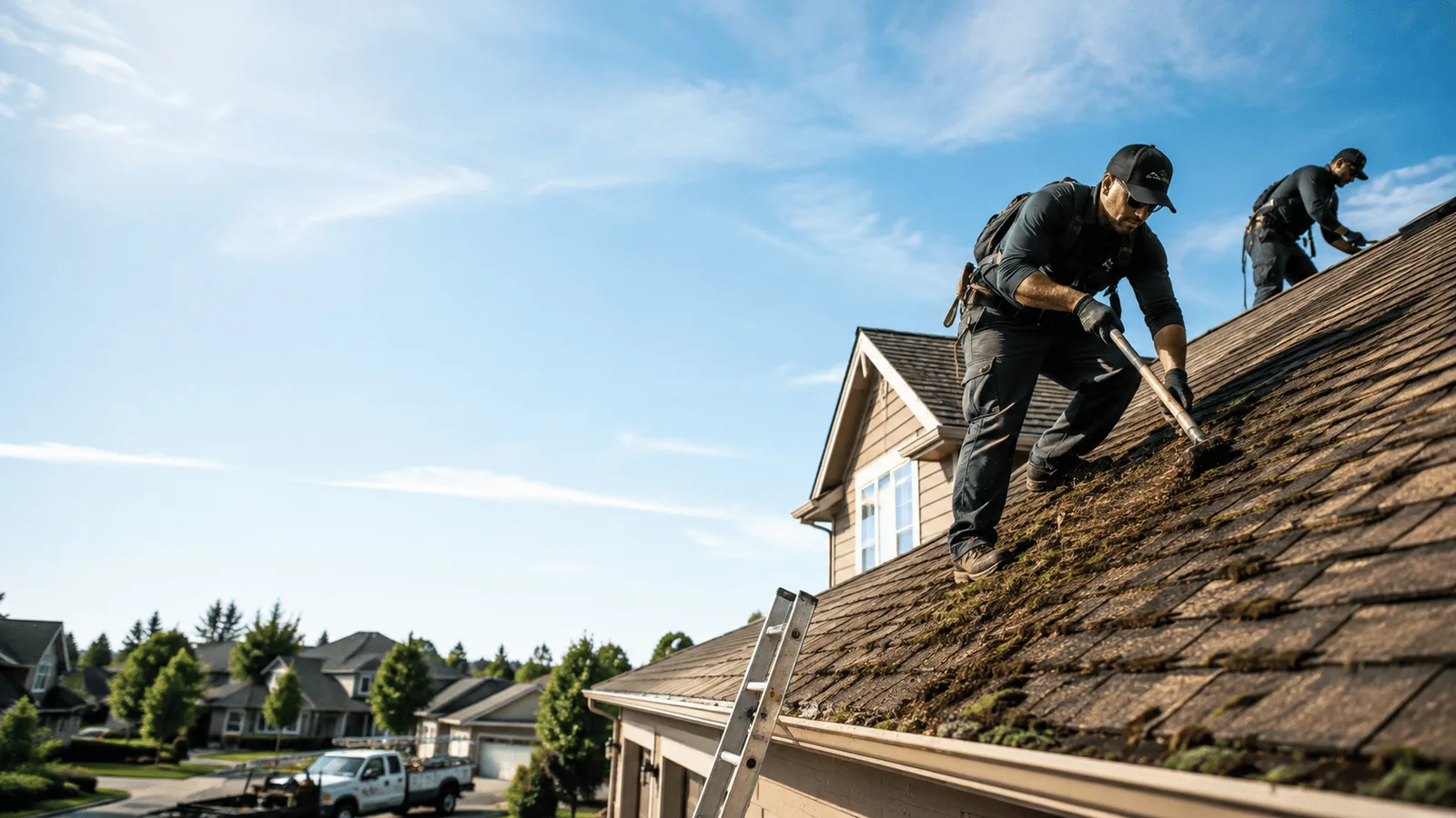 Roof Moss Removal in Poteau, OK near me